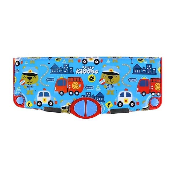 Smily Kiddos Multi Functional Pop Out Pencil Box for Kids Police Theme Blue - LXINDIA.COM