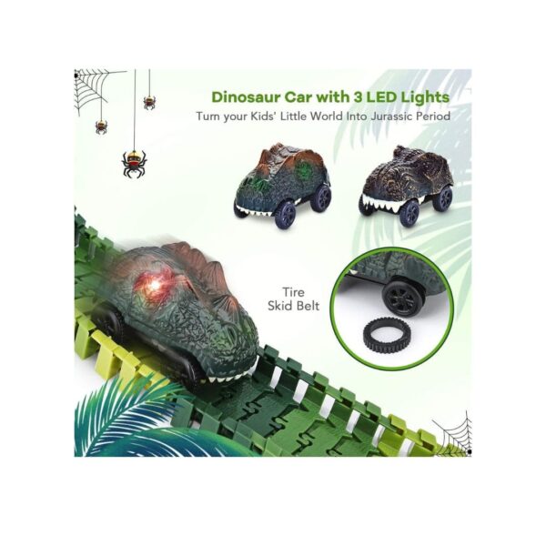 Snaptron Dinosaur Toy for Kids Train Set 142 pcs 2 min - LXINDIA.COM