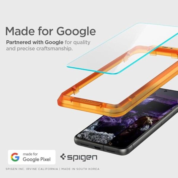 Spigen AlignMaster Screen Protector Guard for Pixel 8 2 Pack1 - LXINDIA.COM