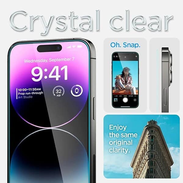 Spigen Ez Fit Screen Protector For Iphone 14 Pro Max 2 Pack1 - LXINDIA.COM