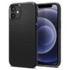 Spigen Liquid Air Back Cover Case Compatible with iPhone 12 Mini Matte Black - LXINDIA.COM