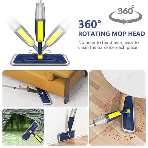 Spray Mop for Floor Cleaning HOMTOYOU Microfiber Floor Mop 1 - LXINDIA.COM