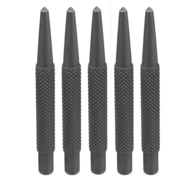 Steel 100mm Centre Punch Drift Punch Pack of 5 Grey - LXINDIA.COM