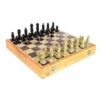 Ston Kraft Chess Board With Wooden Base But Wth Stone Inlaid - LXINDIA.COM