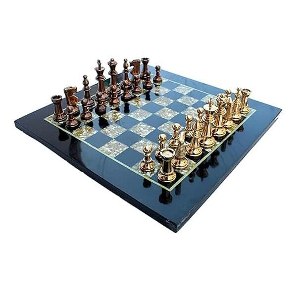 StonKraft Collectible Chess Game Board Set Made with Black Marble 15x 15 1 - LXINDIA.COM