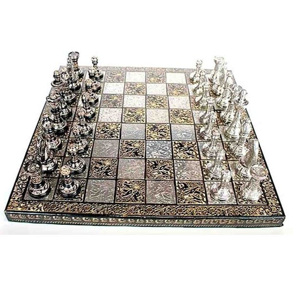 StonKraft Collectible Premium Brass Made Chess Board Game Set - LXINDIA.COM