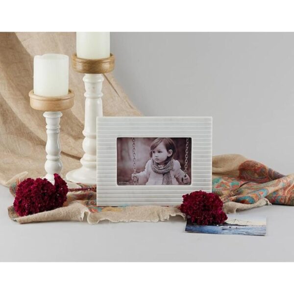 Stone Essential Mia Marble Photo Frame for Gift Photo Size 6x4 Inch 2 - LXINDIA.COM