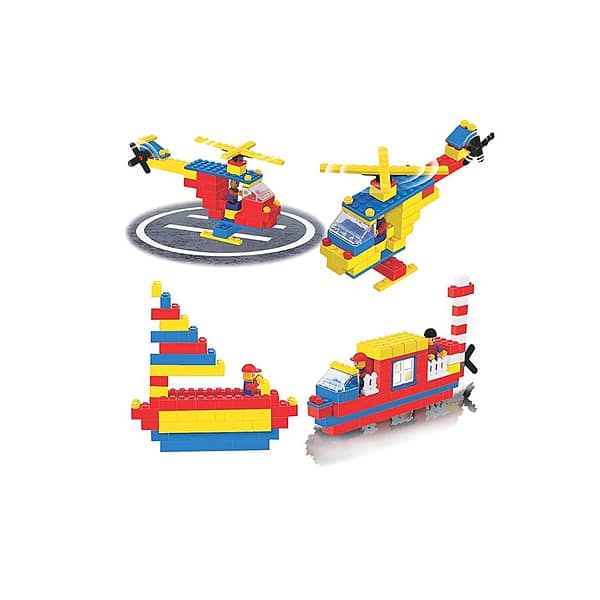 Storio Kids 200 Pcs Building and Construction Blocks Toy 1 - LXINDIA.COM