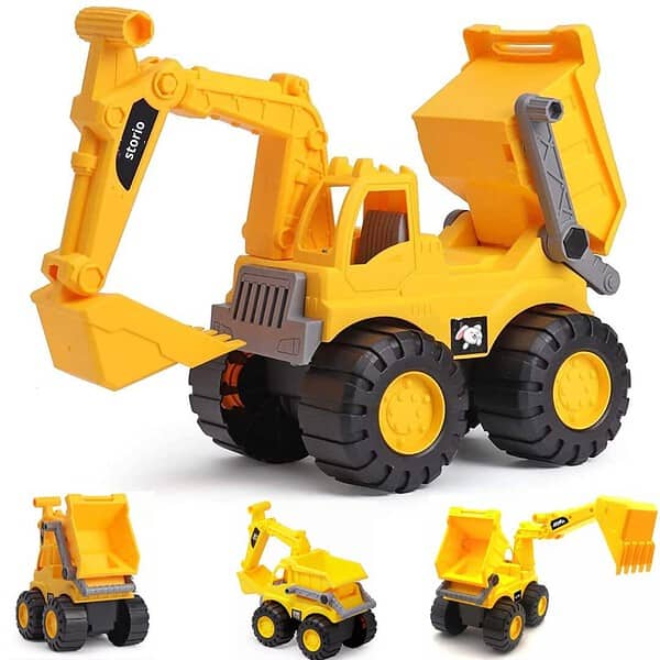 Storio Pull Back Vehicles JCB - LXINDIA.COM