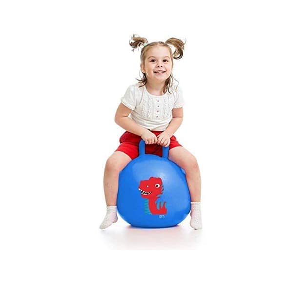 Storio Sit and Bounce Rubber Hop Jumping and Bouncing Ball 1 - LXINDIA.COM