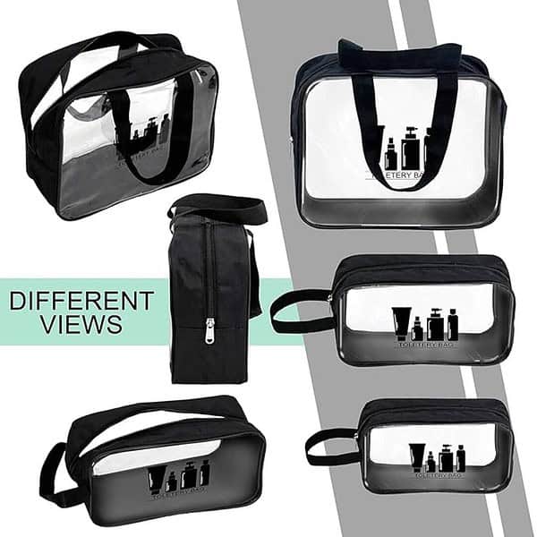 Storite Set of 3 Multipurpose Transparent Toiletry Bag 2 - LXINDIA.COM