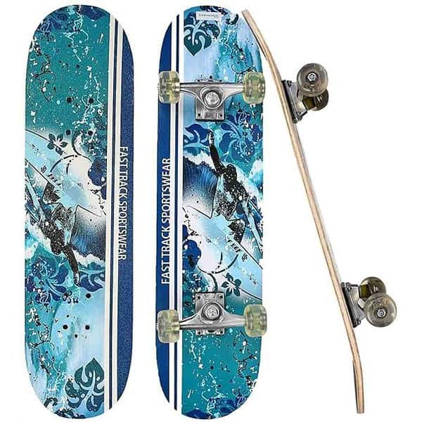 Strauss Bronx FT Lightweight Skateboard with Unique Graphics 31X 8 Inches - LXINDIA.COM