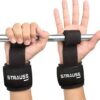 Strauss ST Weight Lifting Straps Wrist Supporter for Gym Black - LXINDIA.COM