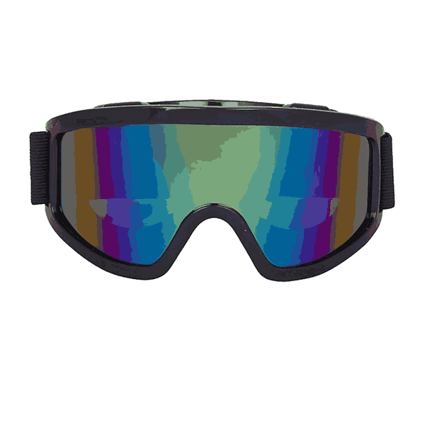 Style Eva Large Goggles with Adjustable Strap Black1 - LXINDIA.COM