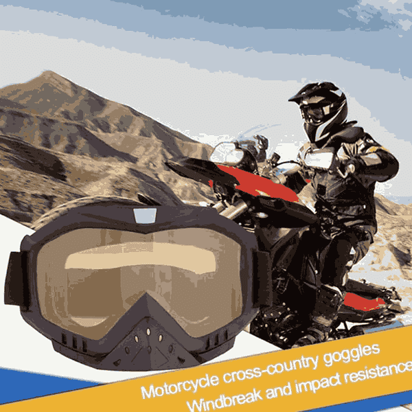 Style Eva Motorcycle Helmet Riding Goggles Glasses With Removable Face Mask2 - LXINDIA.COM