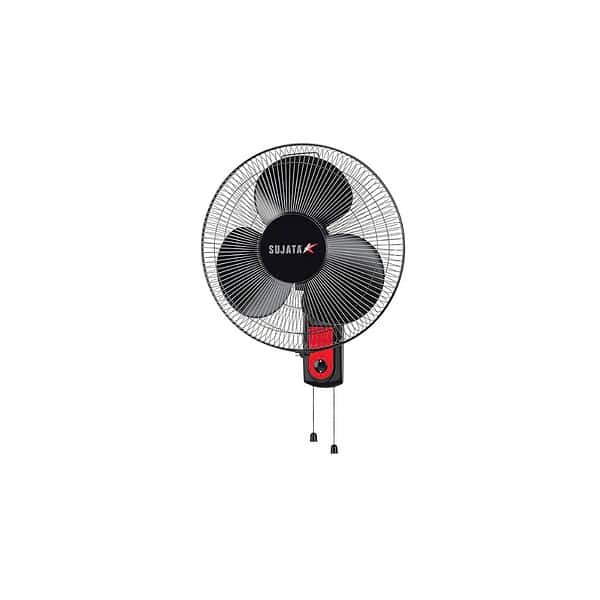 Sujata Wall Fan Wall Mount Fan SWF27 Black - LXINDIA.COM