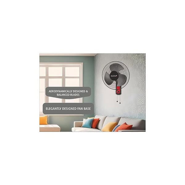 Sujata Wall Fan Wall Mount Fan SWF27 BlackB - LXINDIA.COM