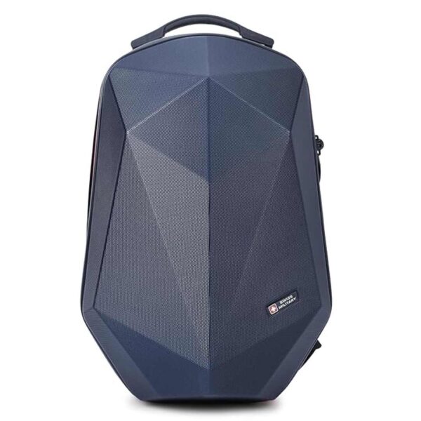 Swiss Military Hard Shell Travel Backpack UFO Alien Series Dimond Cut ABS Hardshell - LXINDIA.COM