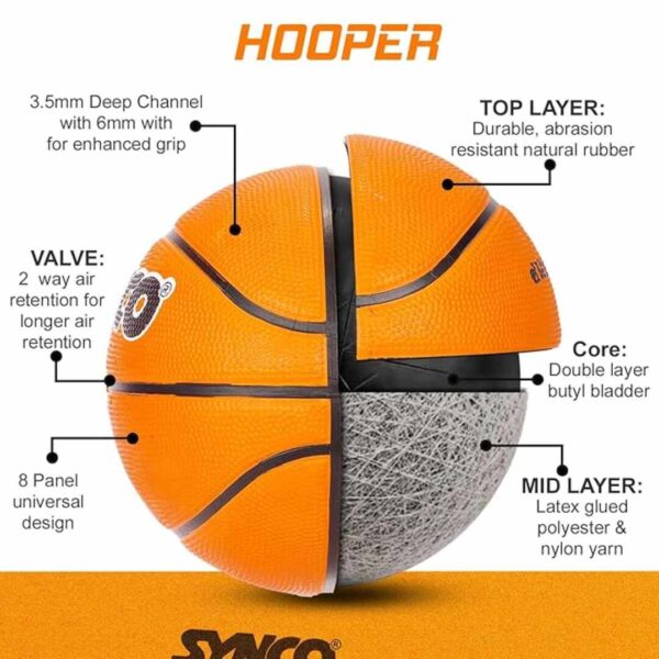 Synco Hooper Series Age 12 to 14 Years Size 6 Orange 3 - LXINDIA.COM