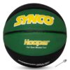 Synco Hooper Series Official Mens Basketball Size 7 Green Black - LXINDIA.COM