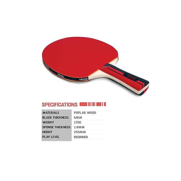 TANSO Table Tennis Racket Set Starter Bundle with Training White Balls A - LXINDIA.COM