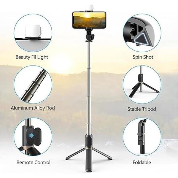 TARAVEE i17 Selfie Stick with Tripod Stand1 - LXINDIA.COM