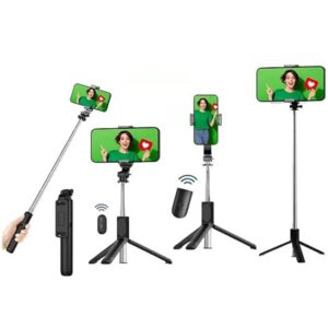 TARAVEE i19 Selfie Stick with Tripod Stand compatible with Mobile Phone - LXINDIA.COM