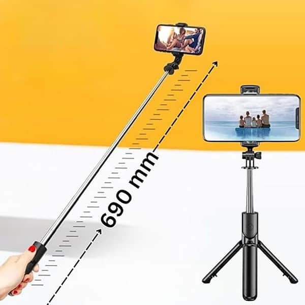 TARAVEE i19 Selfie Stick with Tripod Stand compatible with Mobile Phone1 - LXINDIA.COM