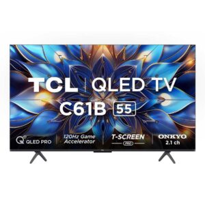 TCL 139 cm 55 inches 4K Ultra HD Smart QLED Google TV 55C61B Black - LXINDIA.COM