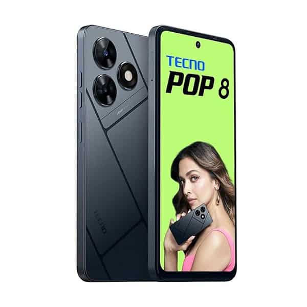 TECNO POP 8 4GB RAM 64GB Storage Gravity Black1 - LXINDIA.COM