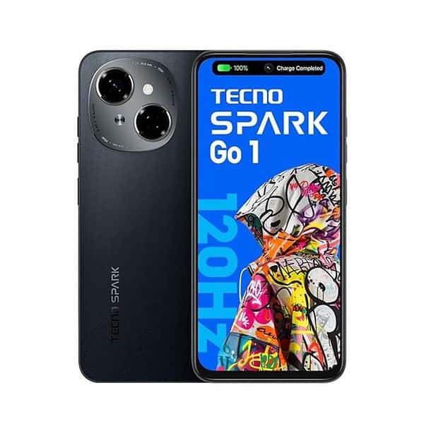 TECNO Spark GO 1 4GB RAM 64GB Storage Startrail Black - LXINDIA.COM