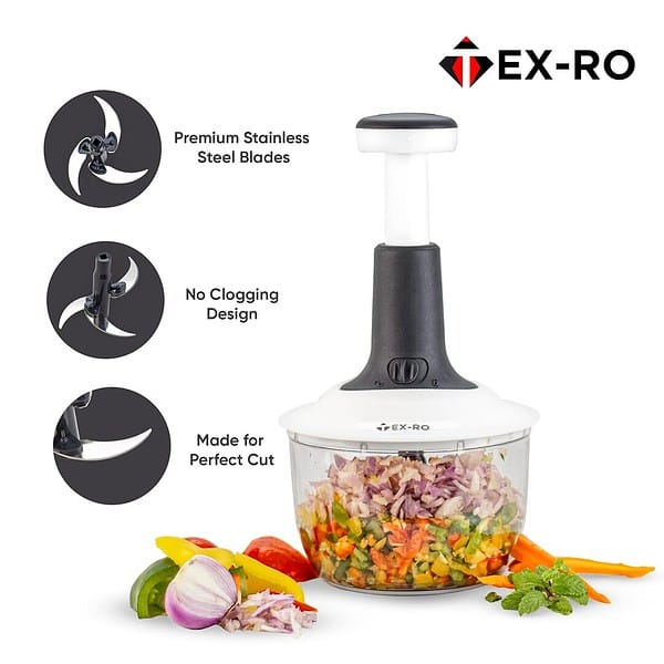 TEX RO Push Chopper for Kitchen Use B - LXINDIA.COM