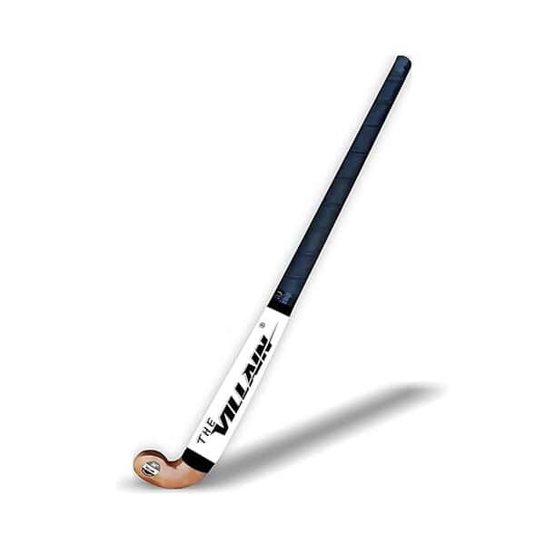 THE VILLAIN Solid Wooden Hockey Stick and Base Bat Combo 1 - LXINDIA.COM