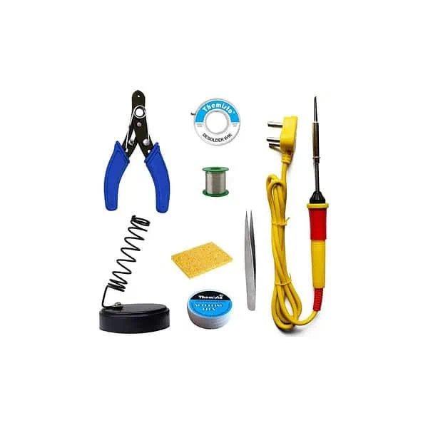 THEMISTO Themisto Beginners 8 In 1 Corded electric Soldering Iron Kit - LXINDIA.COM