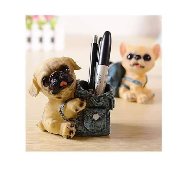 TIED RIBBONS Cute Dog Decorative Pen Stand - LXINDIA.COM