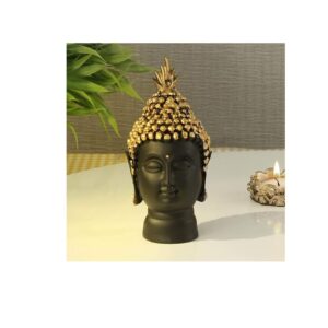 TIED RIBBONS Resin Buddha Head Idol Statue Showpiece - LXINDIA.COM