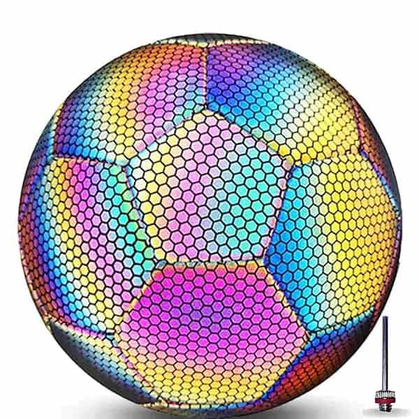 TLISMI Holographic Glowing Light Up Luminous Reflective Football for Kids 1 - LXINDIA.COM