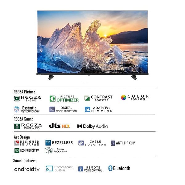 TOSHIBA 108 cm 43 inches V Series LED TV 43V35MP Black5 - LXINDIA.COM