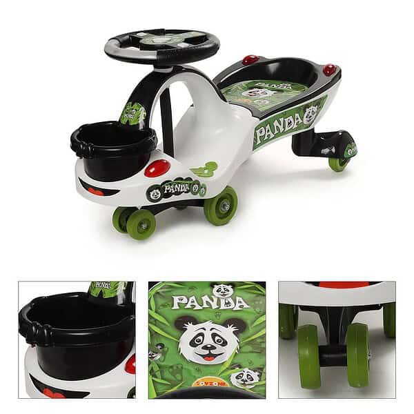 TOY ZONE Eco Panda Magic Car Swing Car C - LXINDIA.COM