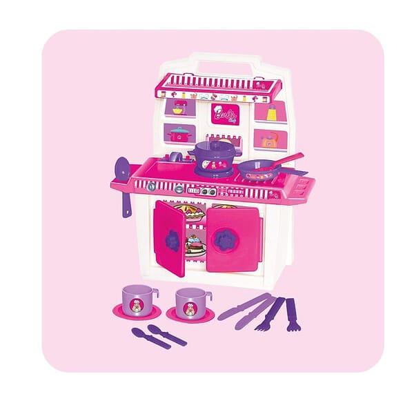 TOY ZONE Plastic Kitchen SetBarbie My Little Kitchen 45052 - LXINDIA.COM