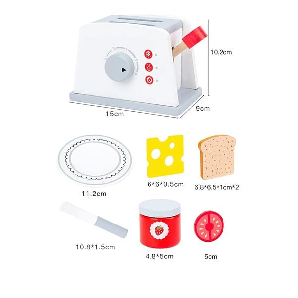 TOYARTSY Kids Toaster Toy with Kitchen Set 01 1 - LXINDIA.COM