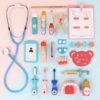 TOYARTSY Wooden Doctor and Dentist Pretend Play Set - LXINDIA.COM