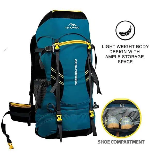 TRAWOC TREKELITE 60L Travel Backpack 2 1 - LXINDIA.COM