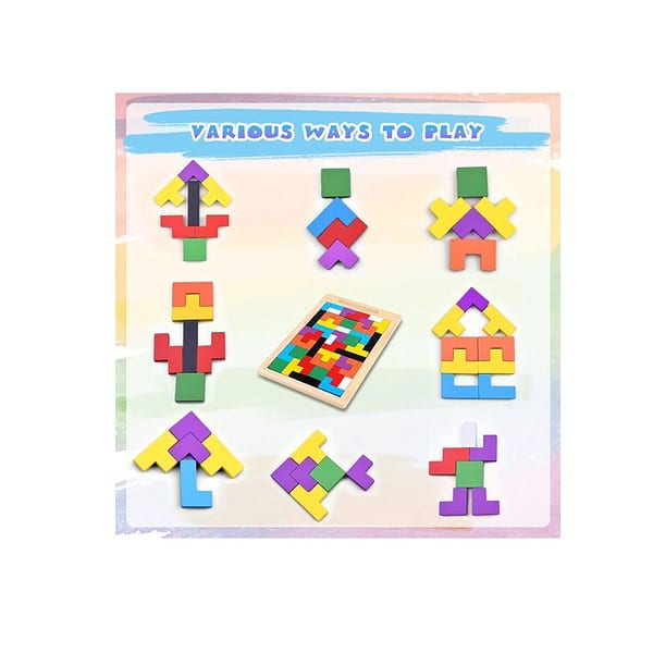 TS WITH TECHSUN Entertain Kids Wooden Russian Blocks b - LXINDIA.COM