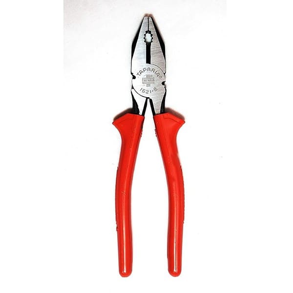 Taparia Steel 210mm Combination Plier with Joint Cutter Red and Black - LXINDIA.COM