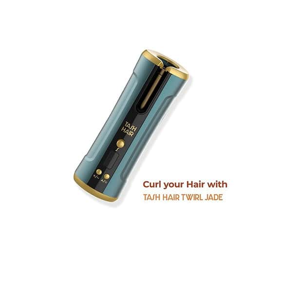 Tash Hair Twirl Automatic Cordless Curling Iron With Ceramic Barrel Jade B - LXINDIA.COM