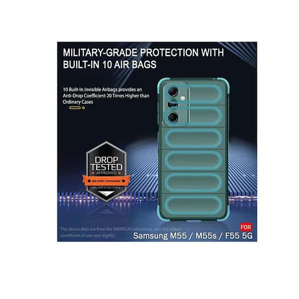 The Gift Kart Liquid Silicon Back Cover Case for Samsung Galaxy M55 - LXINDIA.COM