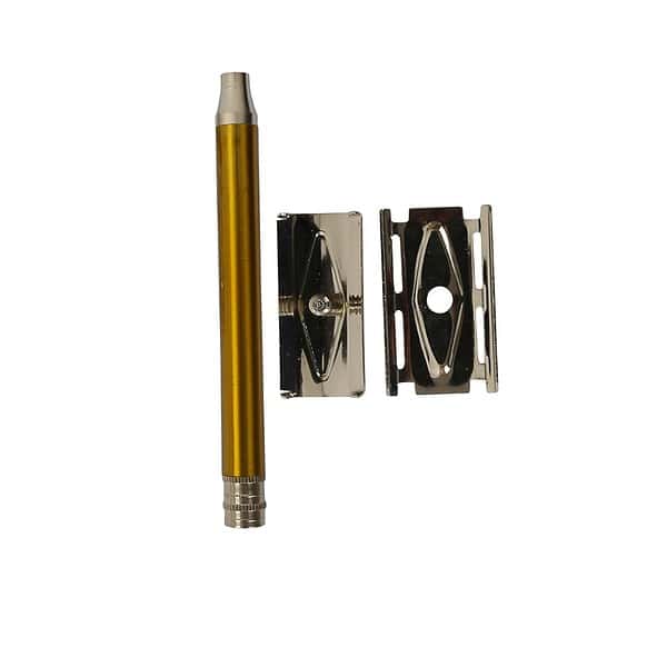 Tinku Double Edge Metal Safety Razor Rust Proof Gold A - LXINDIA.COM