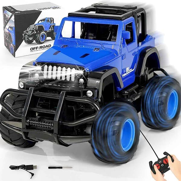 Tisany RC Blue Truck Jeep - LXINDIA.COM