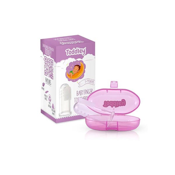 Toddley Baby Silicone Finger Brush With Super Soft Bristles - LXINDIA.COM